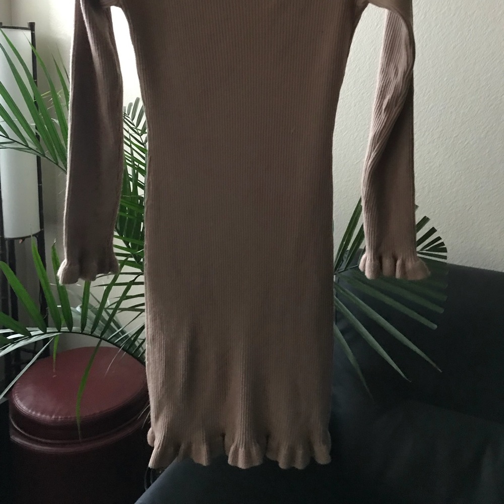 Off the shoulder ruffle dress